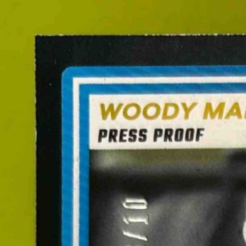 2025 Panini Donruss Woody Marks Rated Rookie Press Proof Black 1/10 #377 Texans - Sports Cards