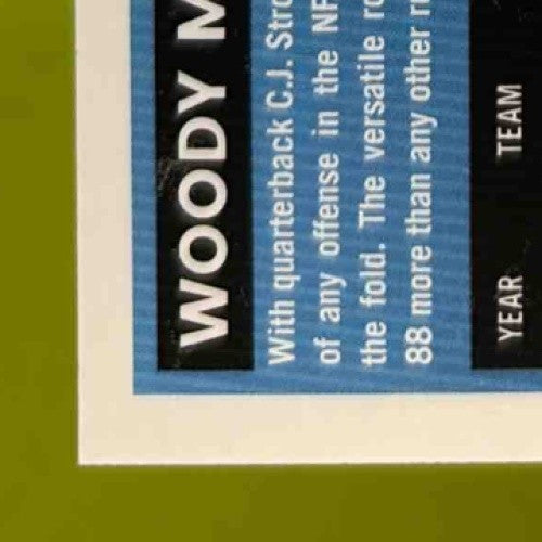 2025 Panini Donruss Woody Marks Rated Rookie Press Proof Black 1/10 #377 Texans - Sports Cards