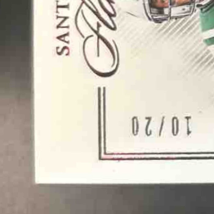 2025 Panini Flawless Santana Moss Game Used Patch Ruby /20 #38 MEM New York Jets - Sports Cards