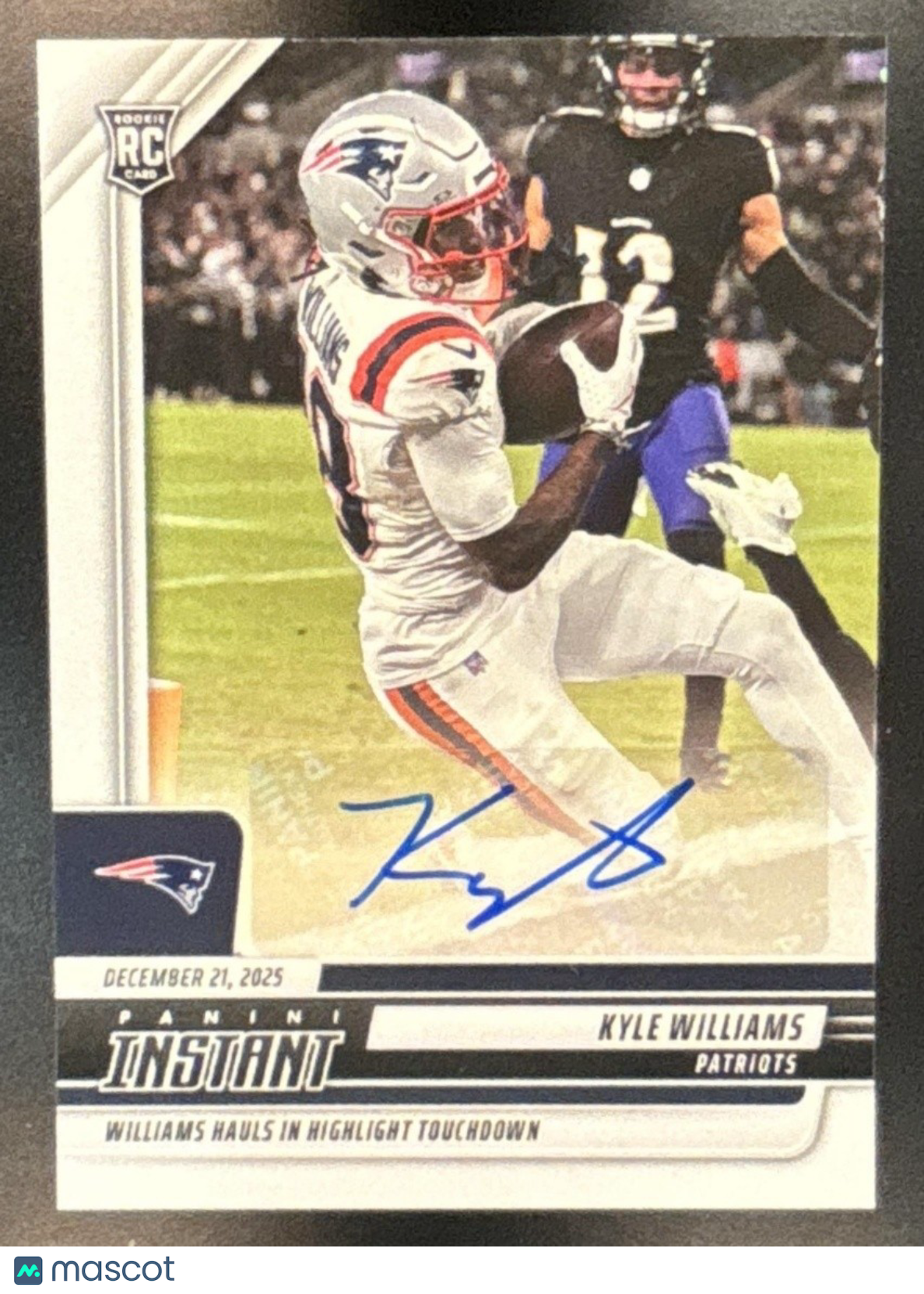 2025 Panini Instant NFL Kyle Williams Auto /99 #372 New England Patriots - Sports Cards