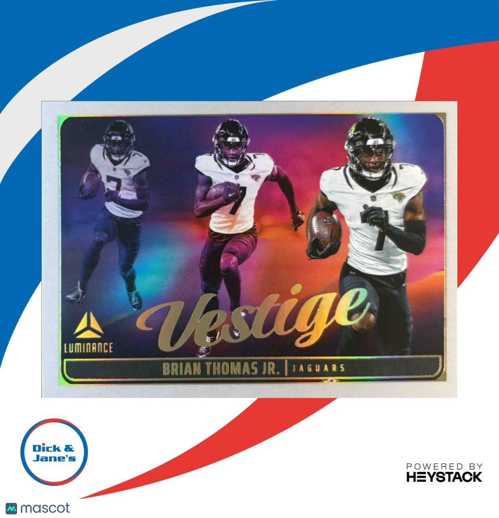 2025 Panini Luminance Brian Thomas Jr. Vestige #10 Jacksonville Jaguars - Sports Cards