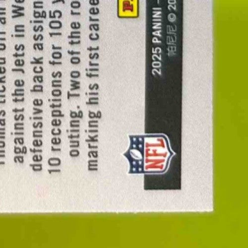 2025 Panini Luminance Brian Thomas Jr. Vestige #10 Jacksonville Jaguars - Sports Cards