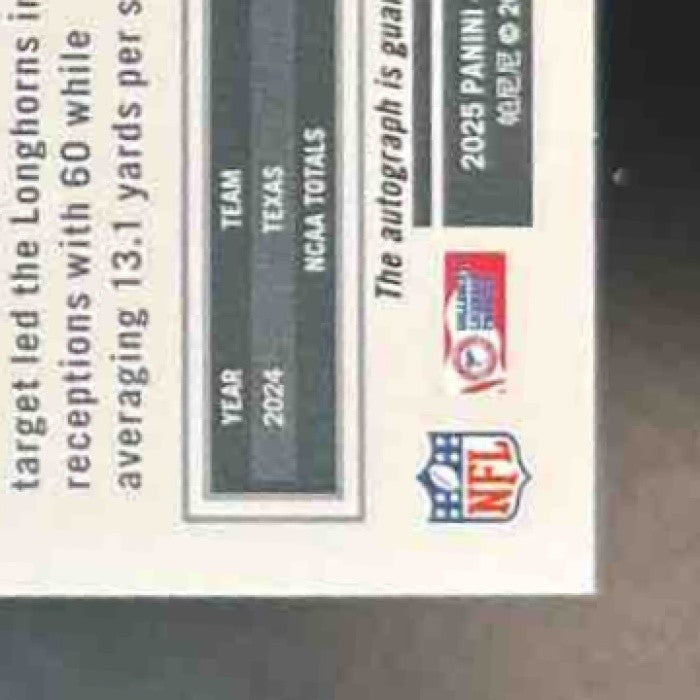2025 Panini Luminance Gunnar Helm Auto /700 #141 RC Tennessee Titans - Sports Cards