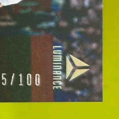 2025 Panini Luminance Isaac Teslaa Green /100 #164 RC Detroit Lions - Sports Cards