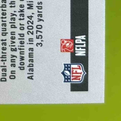 2025 Panini Luminance Jalen Milroe Dynamic Rookies #6 Seattle Seahawks - Sports Cards