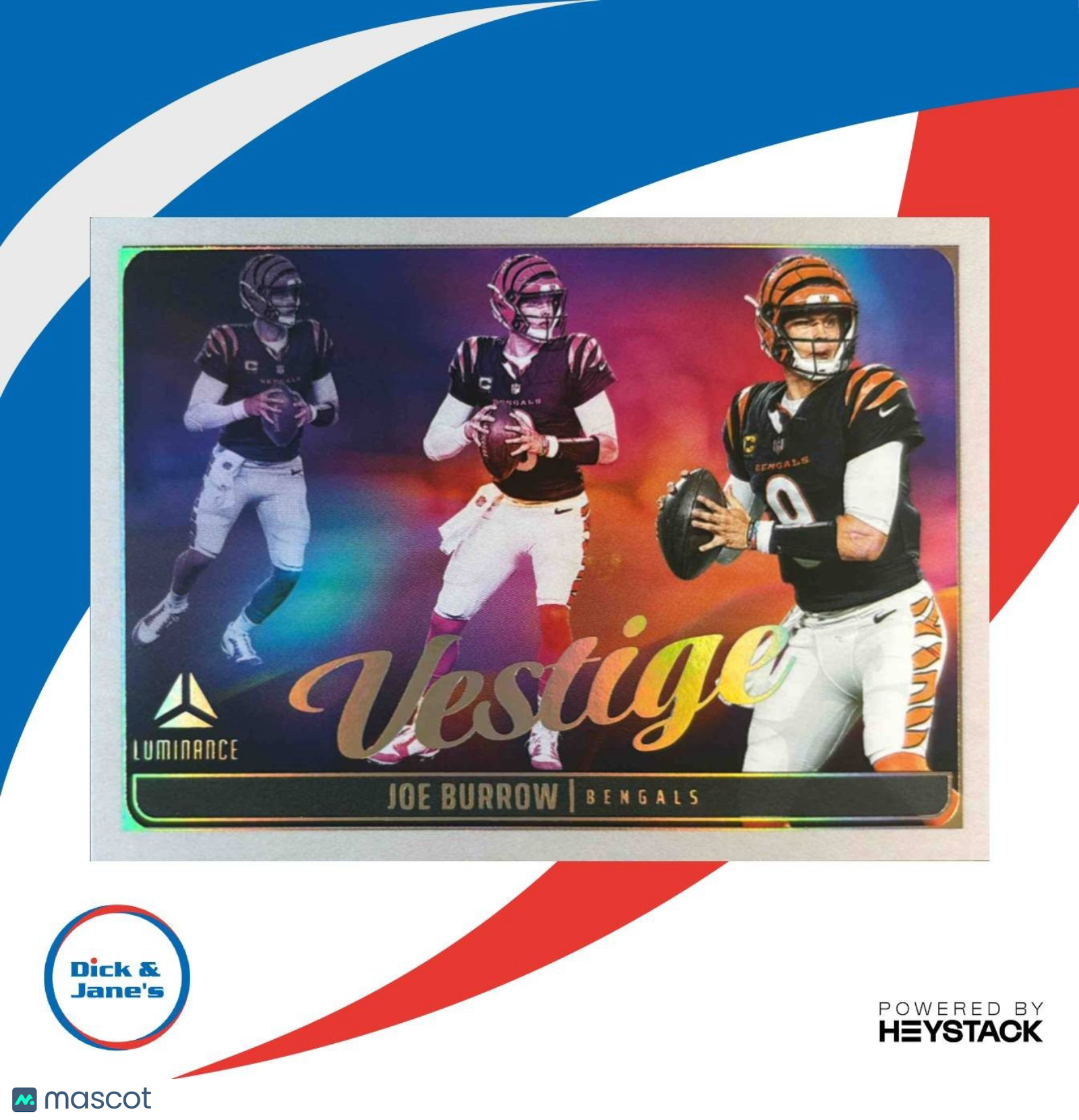 2025 Panini Luminance Joe Burrow Vestige #13 Cincinnati Bengals - Sports Cards