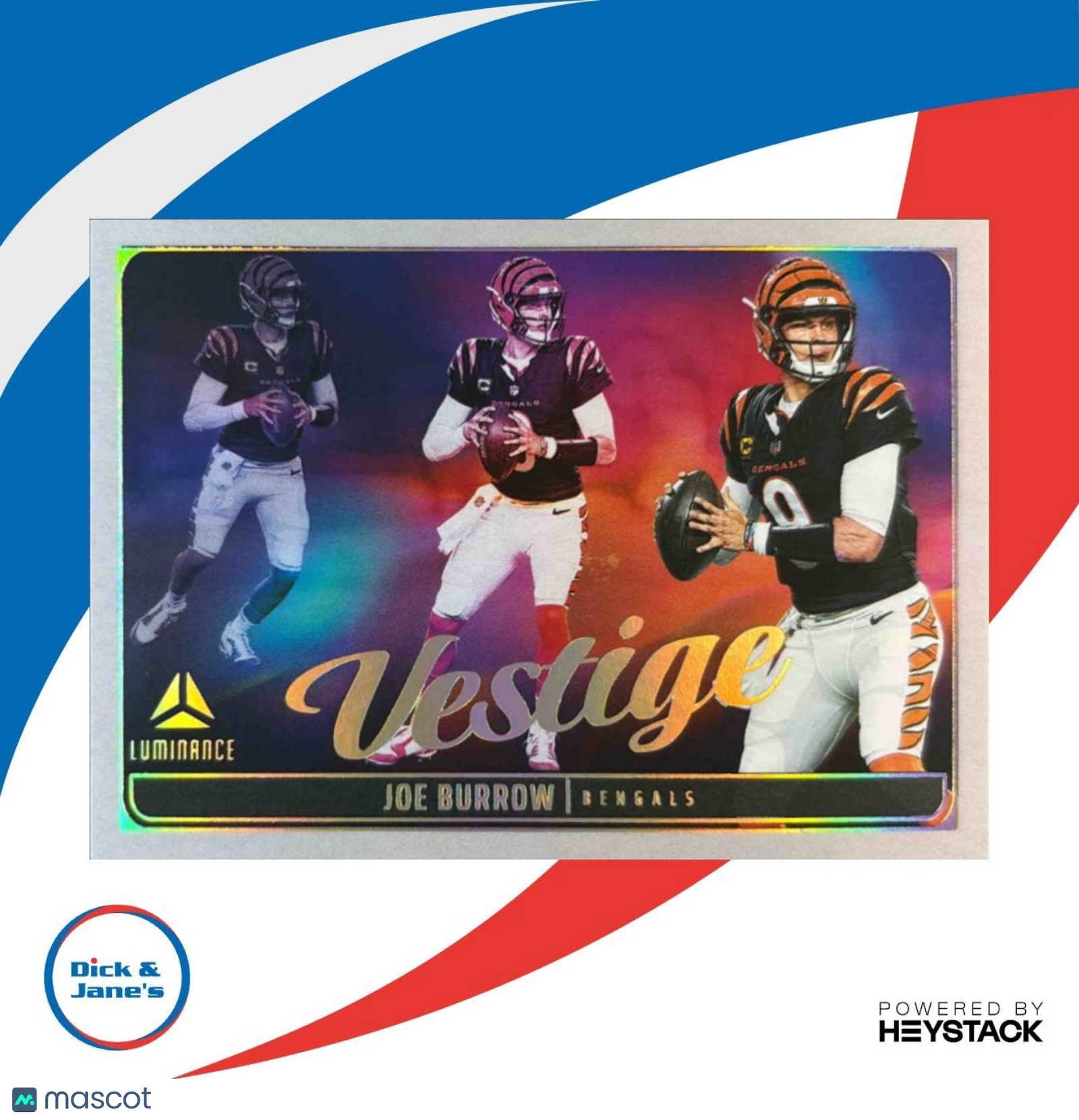 2025 Panini Luminance Joe Burrow Vestige #13 Cincinnati Bengals - Sports Cards