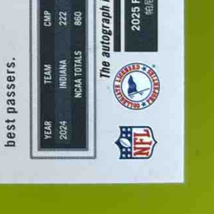 2025 Panini Luminance Kurtis Rourke /700 #107 RC Auto San Francisco 49ers - Sports Cards