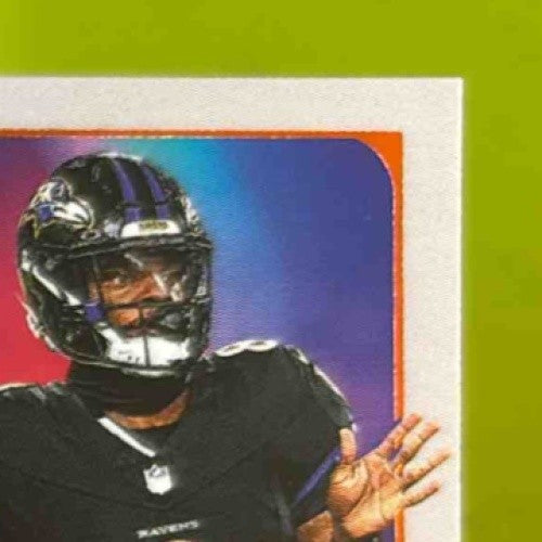 2025 Panini Luminance Lamar Jackson Vestige Orange /100 #4 Baltimore Ravens - Sports Cards