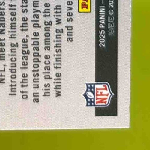 2025 Panini Luminance Malik Nabers Vestige #2 New York Giants - Sports Cards