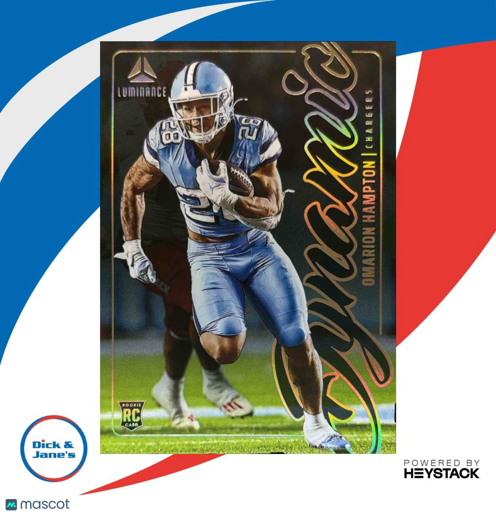 2025 Panini Luminance Omarion Hampton Dynamic Rookies #11 - Sports Cards