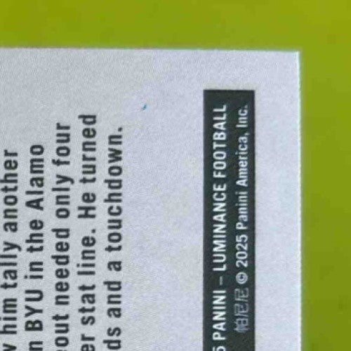 2025 Panini Luminance Travis Hunter Dynamic Rookies #1 Jacksonville Jaguars - Sports Cards