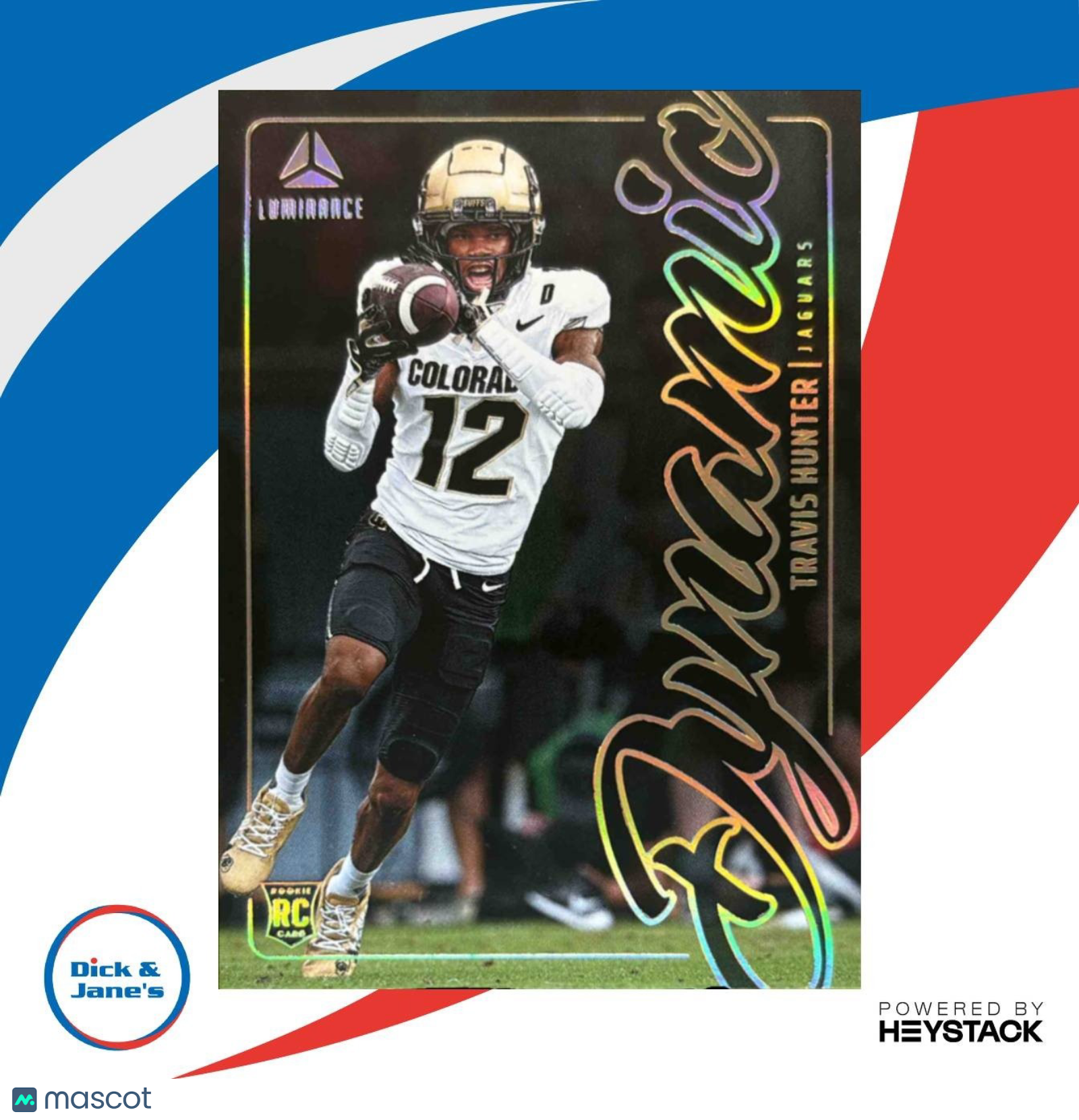 2025 Panini Luminance Travis Hunter Dynamic Rookies #1 Jacksonville Jaguars - Sports Cards