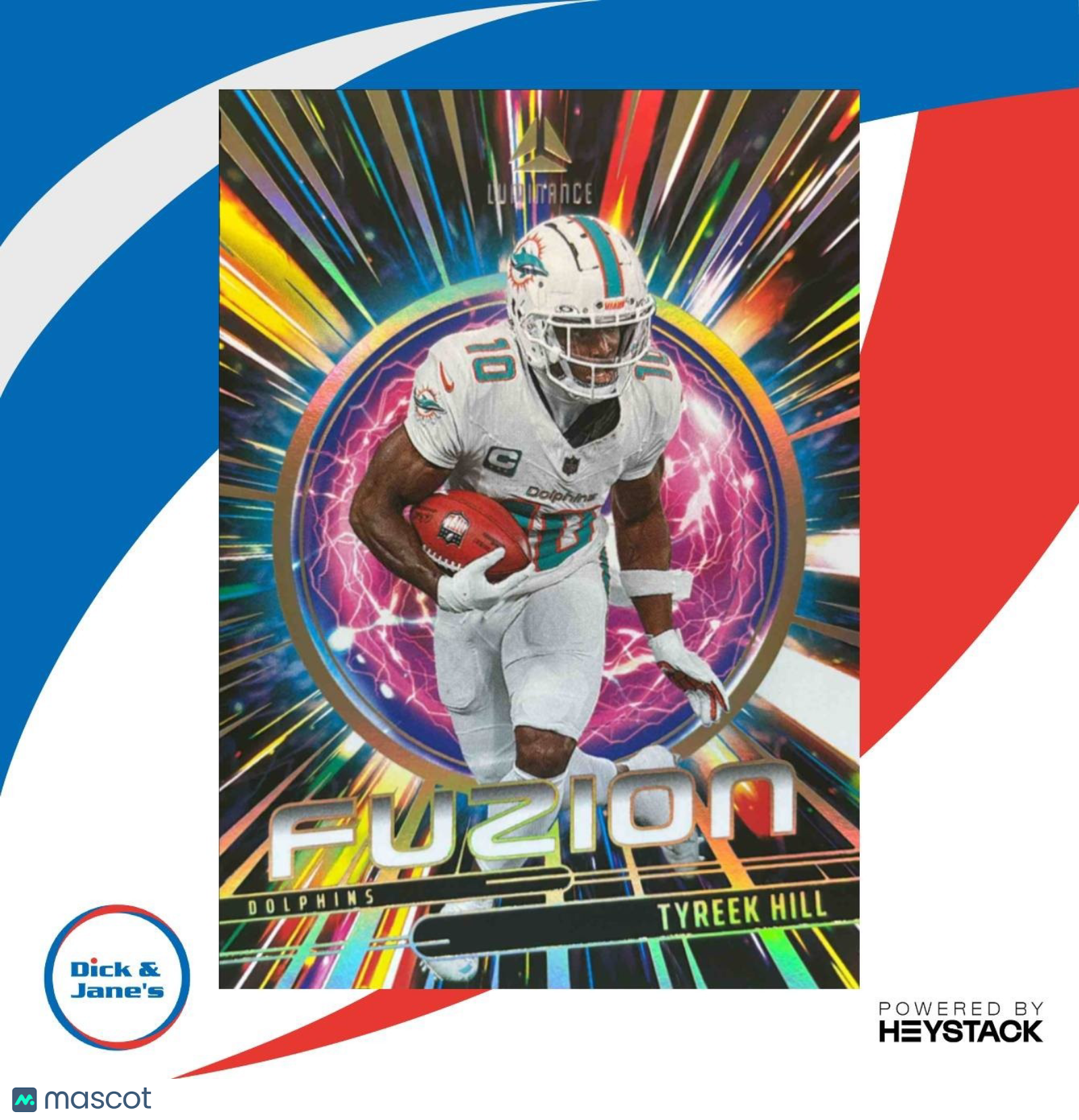 2025 Panini Luminance Tyreek Hill Fuzion #11 Miami Dolphins - Sports Cards