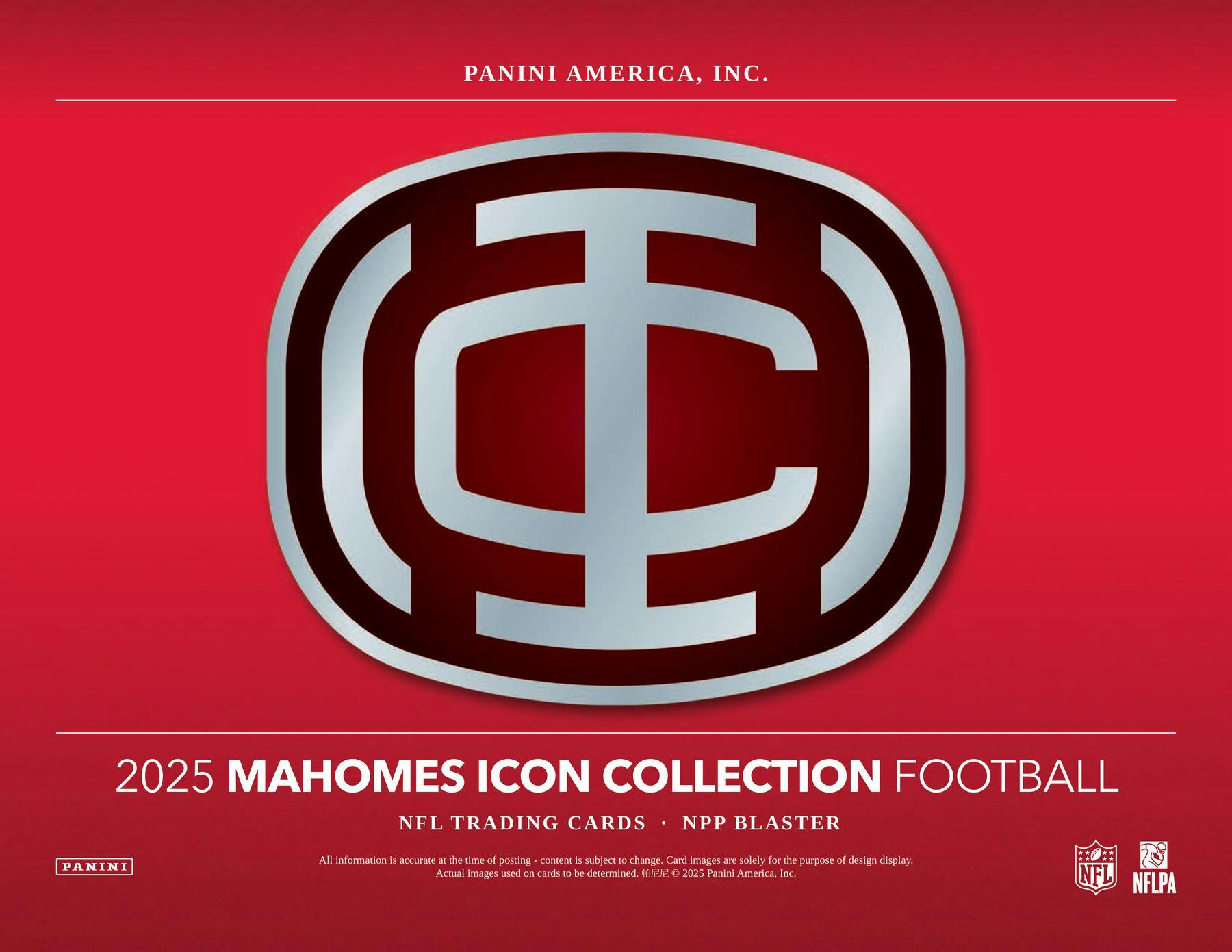 2025 Panini Mahomes Icon Collection Football Blaster Box - NFL Hobby Box