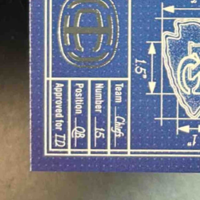 2025 Panini Mahomes Patrick II Touchdown Architect #TA-7 Kansas City Chiefs - Sports Cards