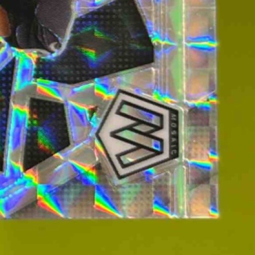 2025 Panini Mosaic AJ Cole Scripts #19 Auto Las Vegas Raiders - Sports Cards