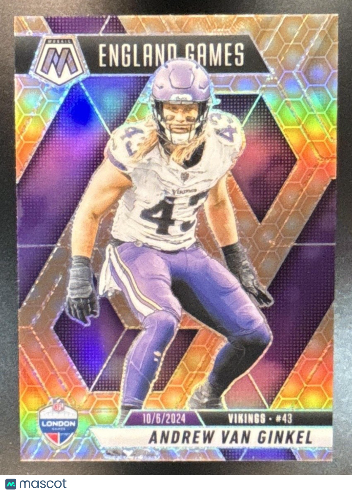 2025 Panini Mosaic Andrew Van Ginkel International Games Honeycomb Prizm #251 - Sports Cards
