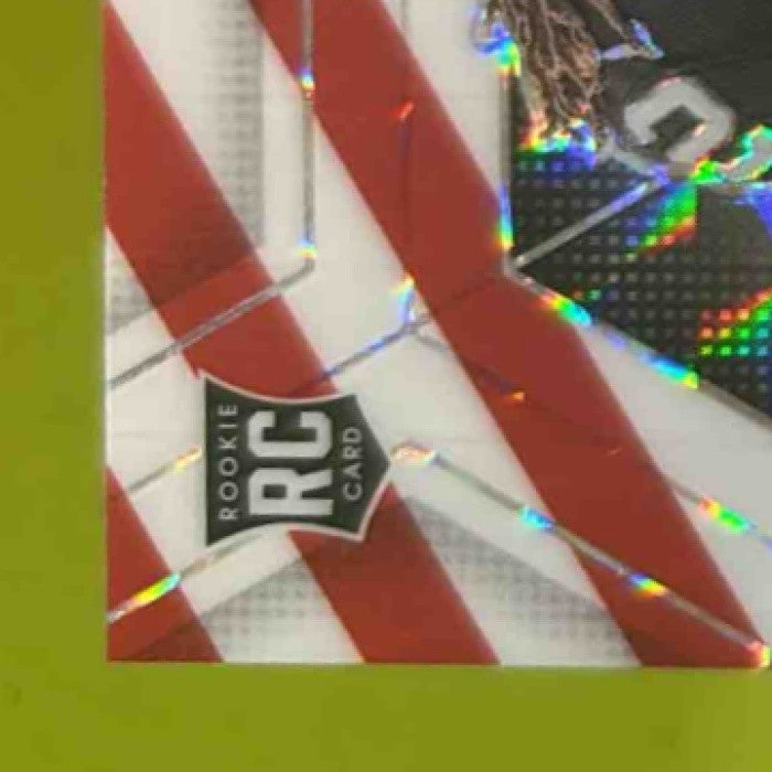 2025 Panini Mosaic Ashton Jeanty Rookies Red and White Stripe #345 RC Raiders - Sports Cards