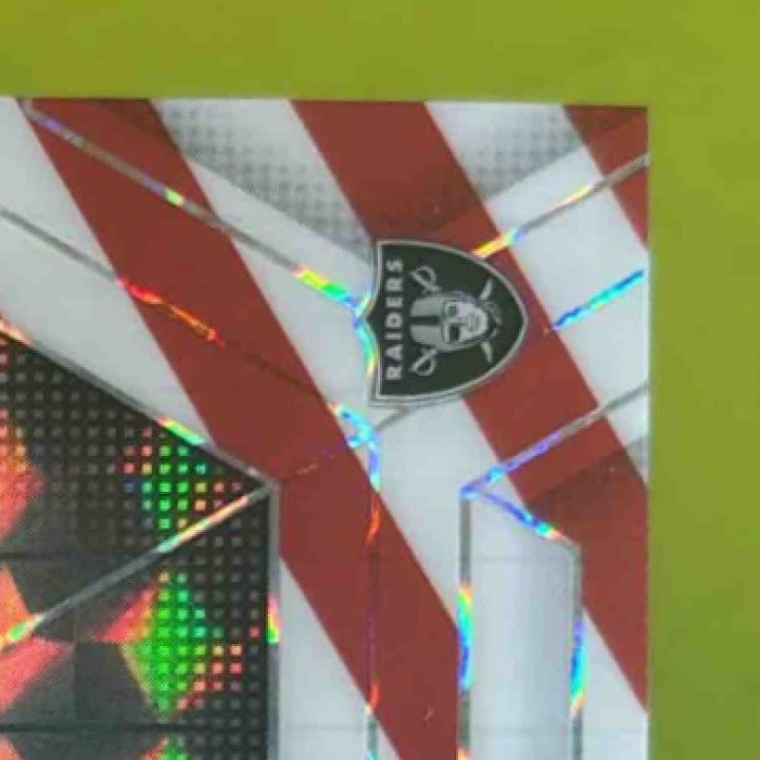 2025 Panini Mosaic Ashton Jeanty Rookies Red and White Stripe #345 RC Raiders - Sports Cards