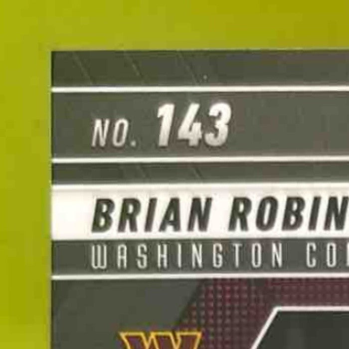 2025 Panini Mosaic Brian Robinson Jr. Honeycomb Prizm #143 Washington Commanders - Sports Cards