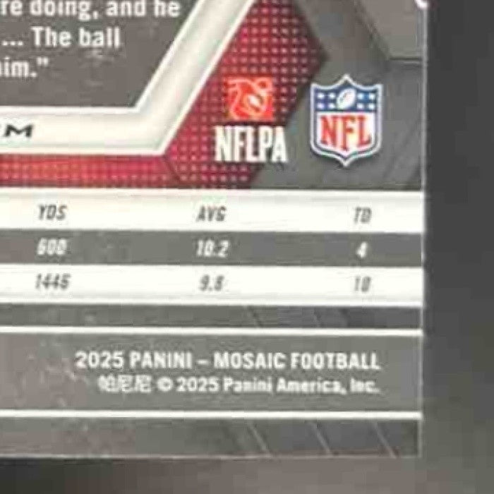2025 Panini Mosaic Cade Otton Honeycomb Prizm #211 Tampa Bay Buccaneers - Sports Cards