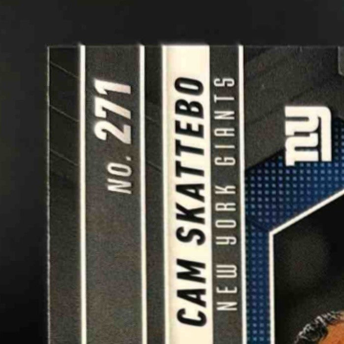 2025 Panini Mosaic Cam Skattebo Rookie Variation Camo Red #271 RC New York Giant - Sports Cards