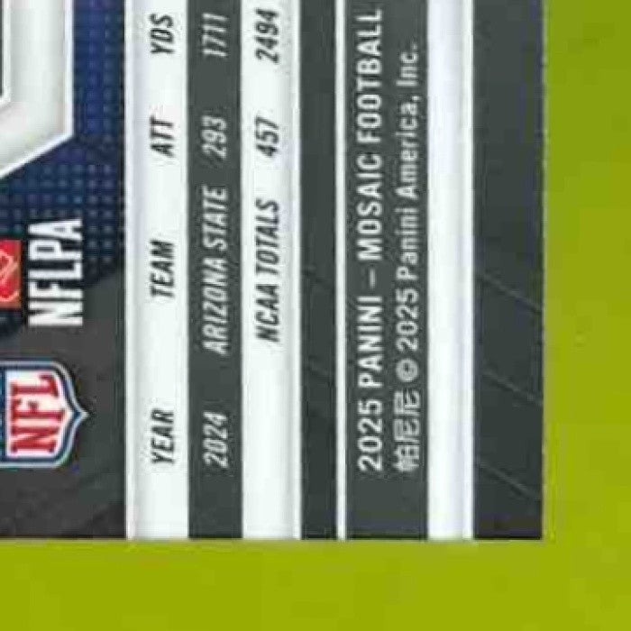 2025 Panini Mosaic Cam Skattebo Rookies Camo Pink Prizm #305 RC New York Giants - Sports Cards