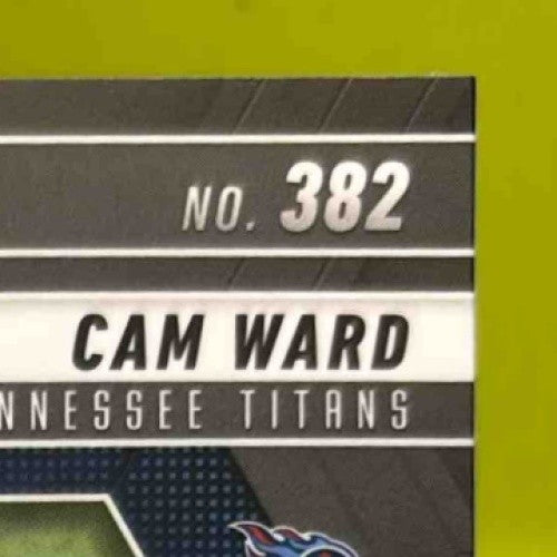 2025 Panini Mosaic Cam Ward Rookies Silver #382 RC Tennessee Titans - Sports Cards