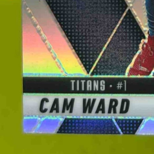 2025 Panini Mosaic Cam Ward Rookies Silver #382 RC Tennessee Titans - Sports Cards