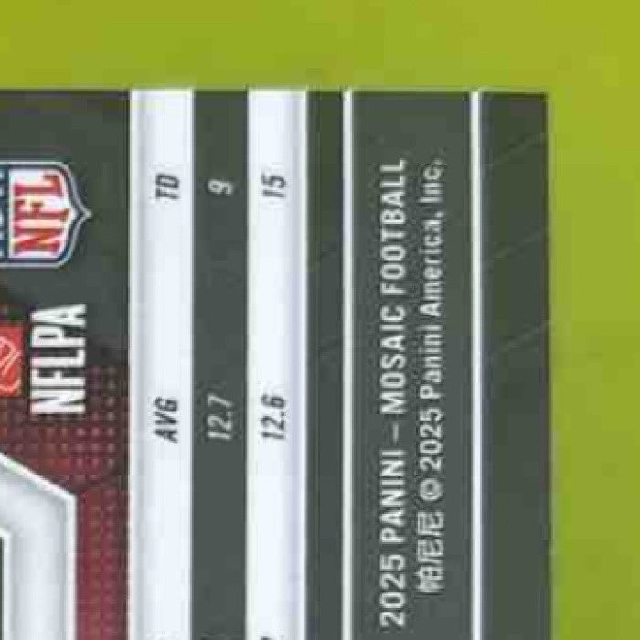 2025 Panini Mosaic Drake London Red & Yellow Prizm 78/89 #250 Atlanta Falcons - Sports Cards