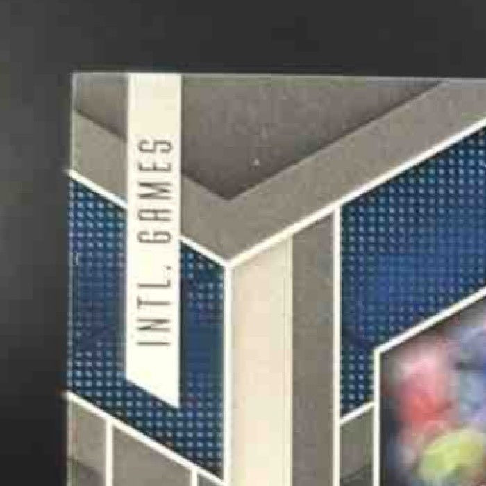 2025 Panini Mosaic Drake Maye International Games Blue Scope Prizm #258 Patriots - Sports Cards
