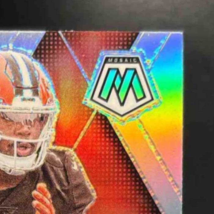 2025 Panini Mosaic Dylan Sampson Rookies Silver Prizm #355 RC Cleveland Browns - Sports Cards
