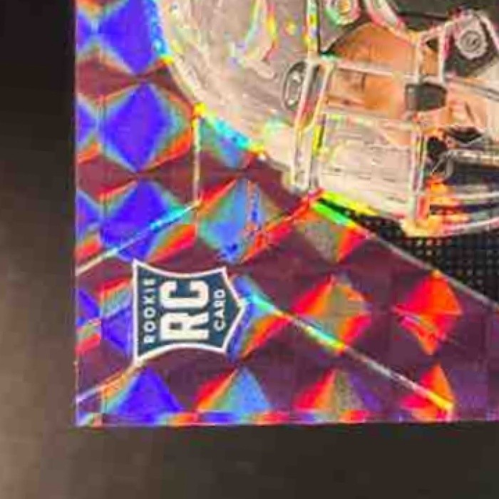 2025 Panini Mosaic Gunnar Helm Auto Purple Prizm /49 #394 RC Tennessee Titans - Sports Cards