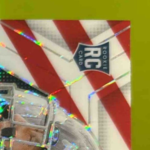 2025 PANINI MOSAIC GUNNAR HELM RED & WHITE STRIPE PRIZM RC #394 - Sports Cards