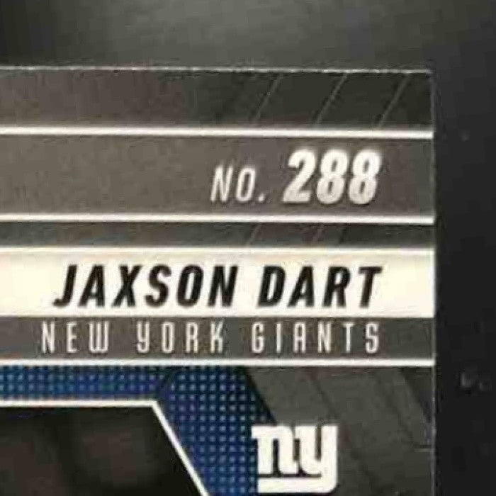 2025 Panini Mosaic Jaxson Dart Rookie Variation Red Scope #288 RC New York Giant - Sports Cards
