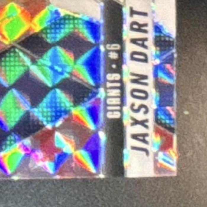 2025 Panini Mosaic Jaxson Dart Rookies Camo Pink Prizm #362 RC New York Giants - Sports Cards