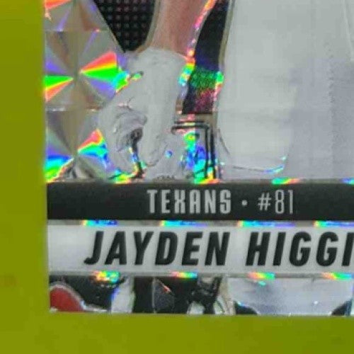 2025 Panini Mosaic Jayden Higgins Rookie Silver Variation #286 RC Houston Texans - Sports Cards