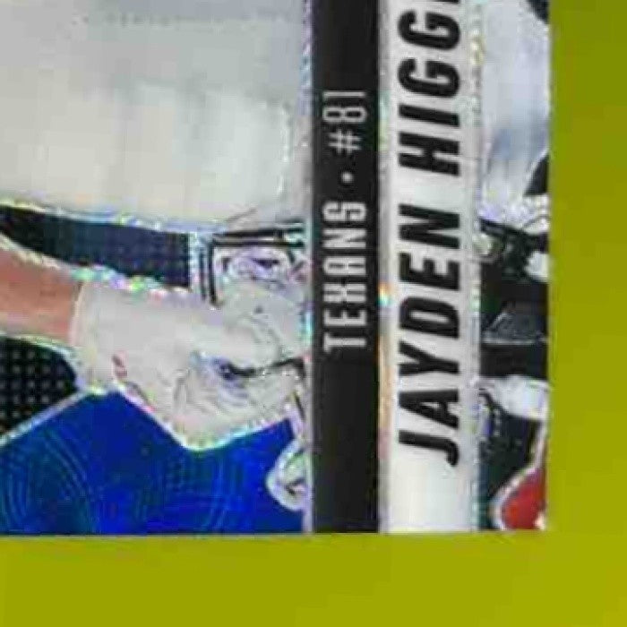 2025 Panini Mosaic Jayden Higgins Variation Blue Scope #286 RC Houston Texans - Sports Cards