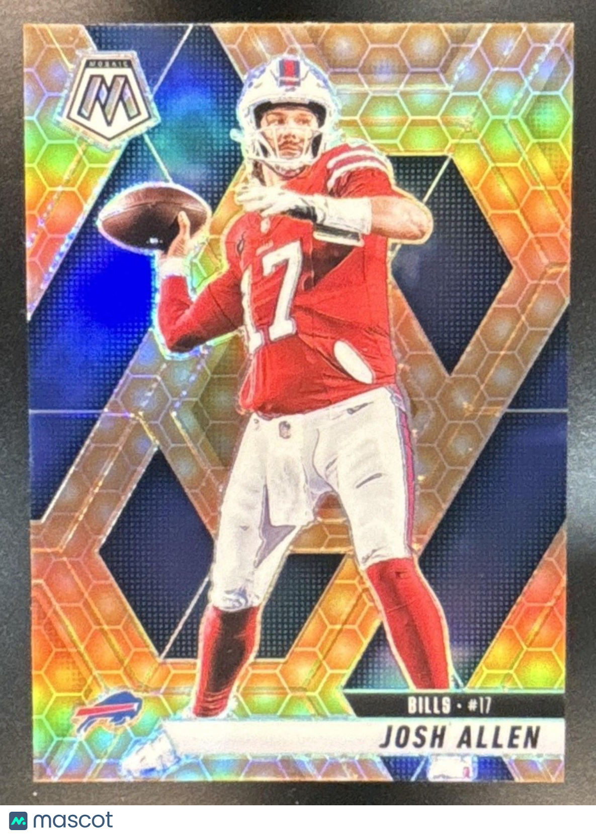 2025 Panini Mosaic Josh Allen Mosaic HoneyComb Prizm SP #150 Buffalo Bills - Sports Cards