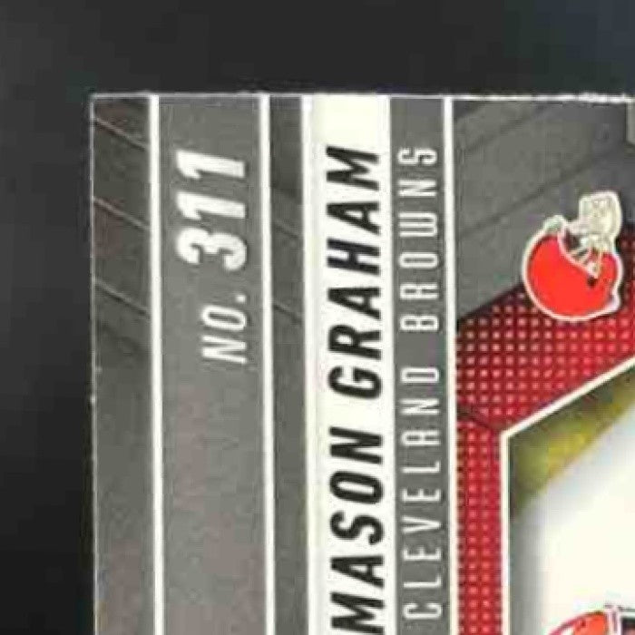 2025 Panini Mosaic Mason Graham Rookies Camo Pink Prizm #311 RC Cleveland Browns - Sports Cards
