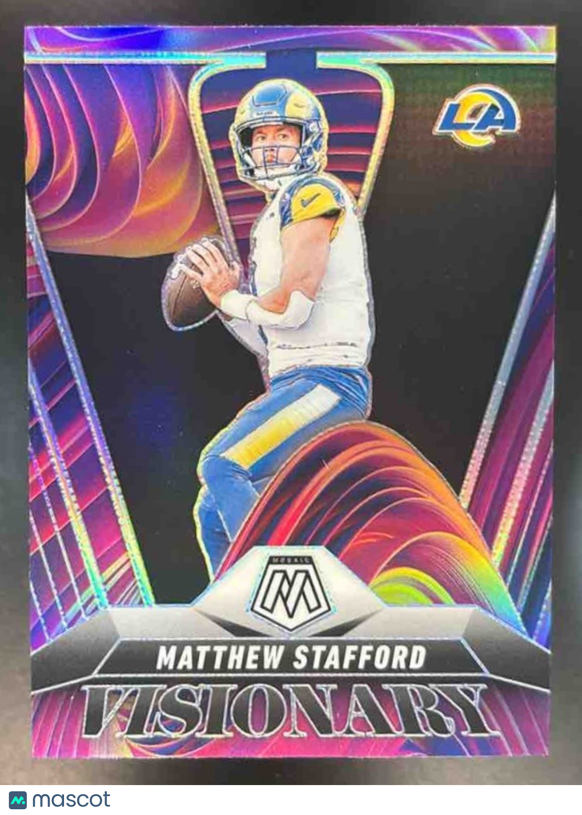 2025 Panini Mosaic Matthew Stafford Visionary #13 Los Angeles Rams - Sports Cards