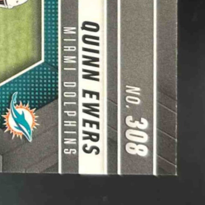 2025 Panini Mosaic Quinn Ewers Rookie Auto #308 RC Miami Dolphins - Sports Cards