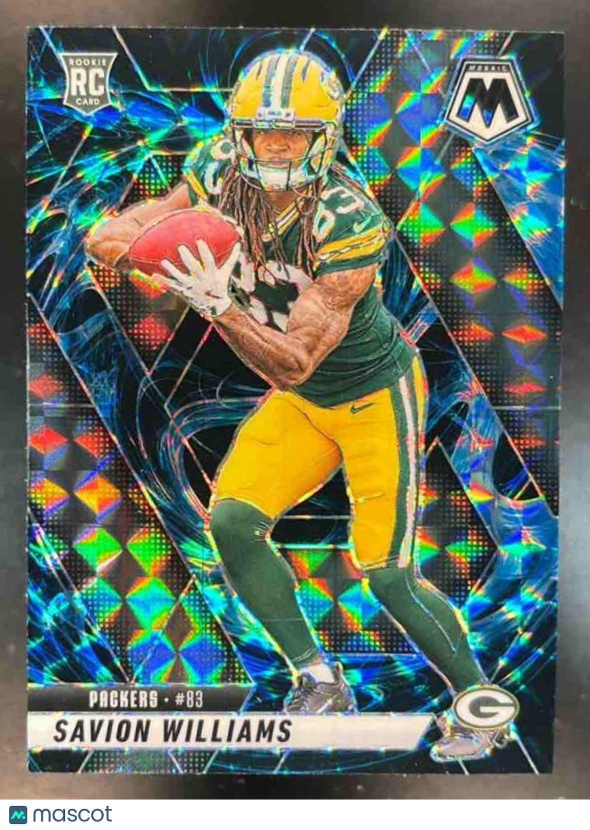 2025 Panini Mosaic Savion Williams Rookies Mosaic Prizm #303 RC Green Bay Packer - Sports Cards