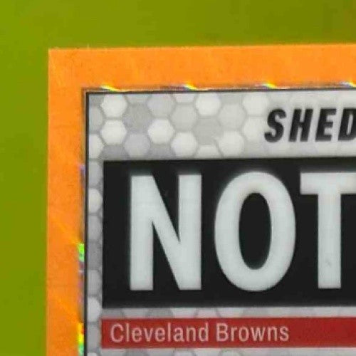 2025 Panini Mosaic Shedeur Sanders Notoriety Orange Fluorescent #13 RC Browns - Sports Cards