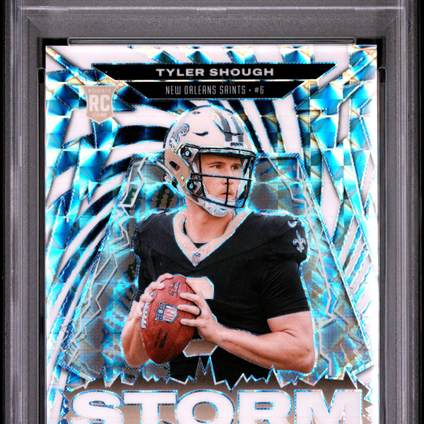 2025 Panini Mosaic Storm Tyler Shough White #7 PSA 10