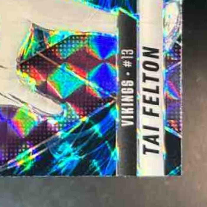 2025 Panini Mosaic Tai Felton Rookies Genesis Prizm #329 RC Minnesota Vikings - Sports Cards