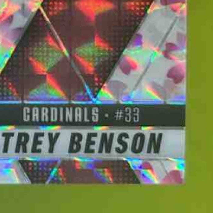 2025 Panini Mosaic Trey Benson Choice Cherry Blossom Prizm /20 #89 Cardinals - Sports Cards