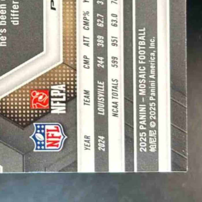 2025 Panini Mosaic Tyler Shough Rookies Red Prizm #312 RC New Orleans Saints - Sports Cards