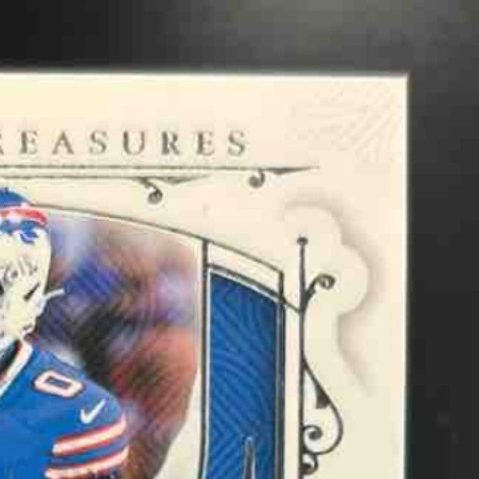 2025 Panini National Treasures Keon Coleman Framed Fabric /49 MEM Buffalo Bills - Sports Cards